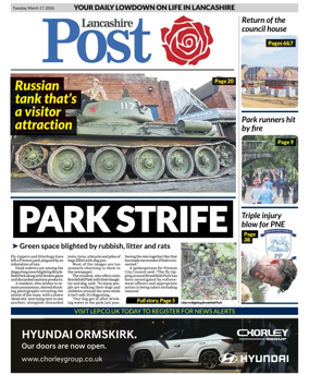 Cover of Lancashire Evening Post
