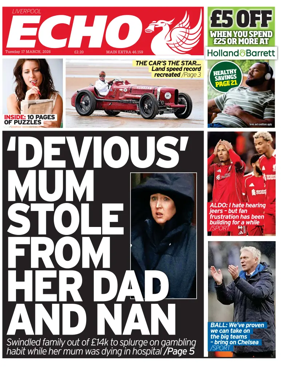 Cover of Liverpool Echo