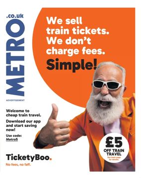 Cover of Metro (UK)