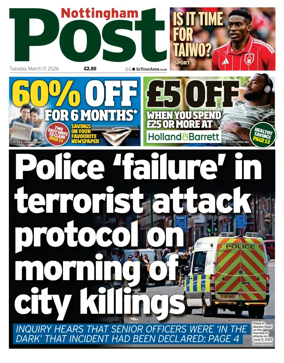 Cover of Nottingham Post