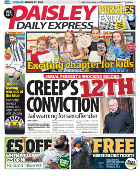 Cover of Paisley Daily Express