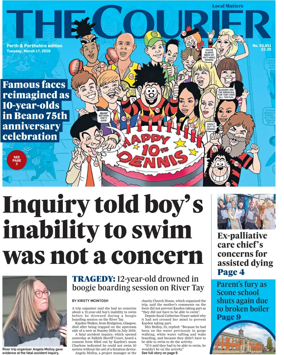 Cover of The Courier & Advertiser (Perth and Perthshire Edition)