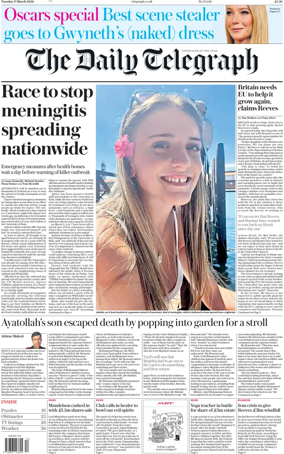 Cover of The Daily Telegraph