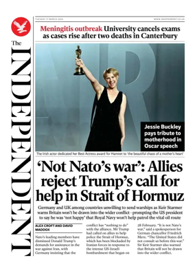 Cover of The Independent