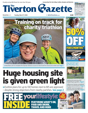Cover of The Tiverton Gazette
