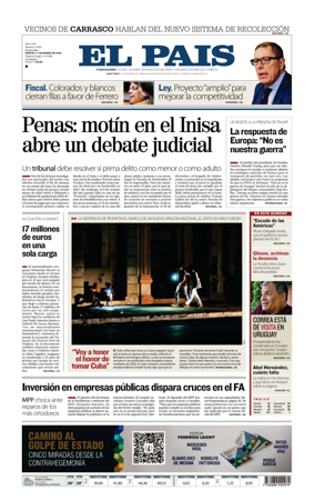 Cover of El Pais (Uruguay)