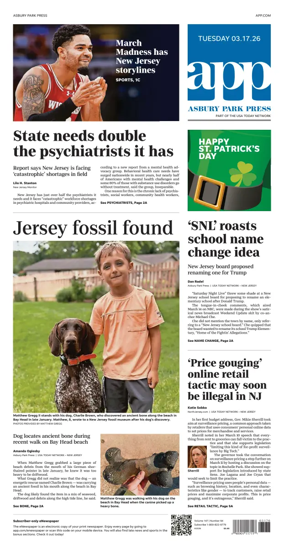 Cover of Asbury Park Press