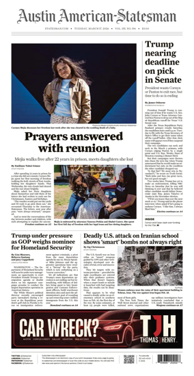 Cover of Austin American-Statesman