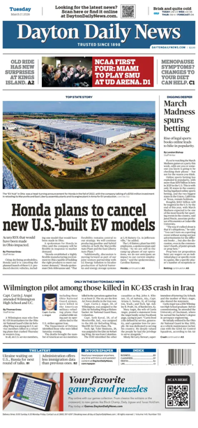 Cover of Dayton Daily News