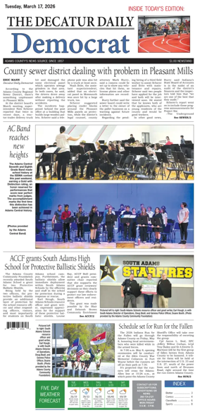 Cover of The Decatur Daily Democrat