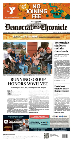 Cover of Democrat and Chronicle