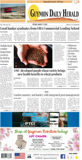 Cover of Guymon Daily Herald