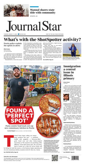 Cover of Journal Star (Peoria)