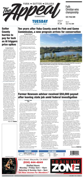 Cover of Marysville Appeal-Democrat