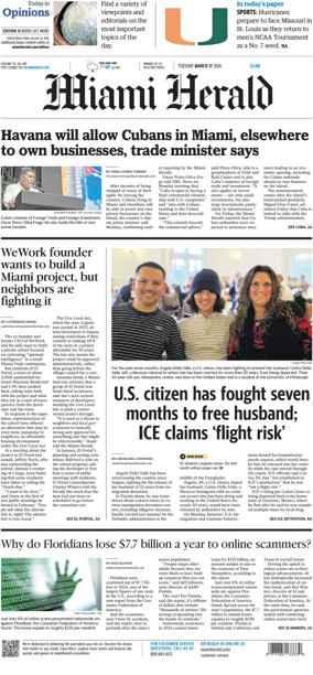 Cover of Miami Herald