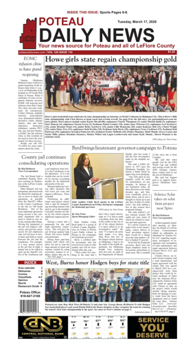 Cover of Poteau Daily News
