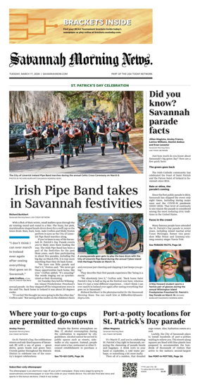 Cover of Savannah Morning News
