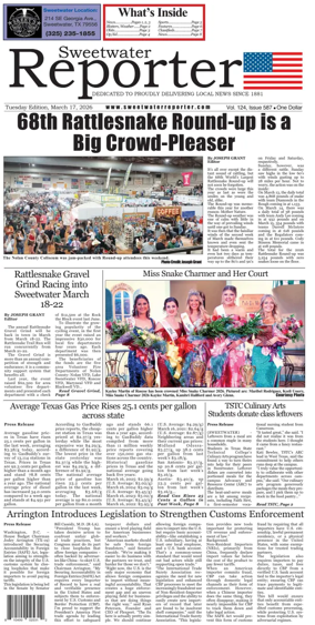 Cover of Sweetwater Reporter