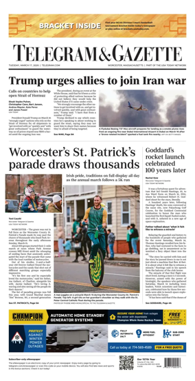 Cover of Telegram & Gazette