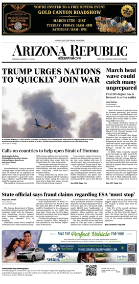 Cover of The Arizona Republic