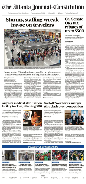 Cover of The Atlanta Journal-Constitution