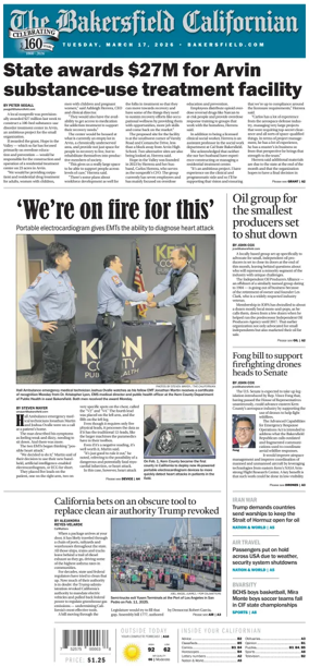 Cover of The Bakersfield Californian