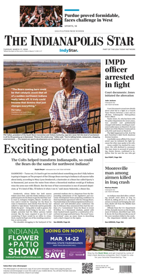 Cover of The Indianapolis Star