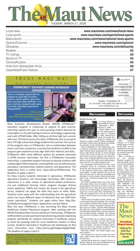 Cover of The Maui News