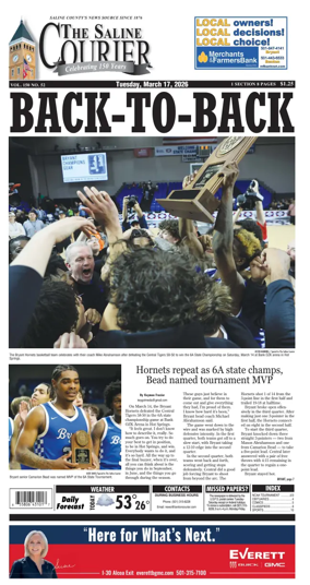 Cover of The Saline Courier