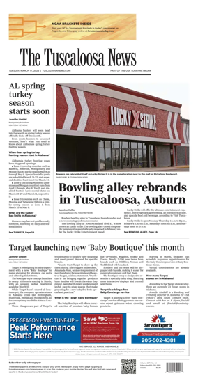 Cover of The Tuscaloosa News