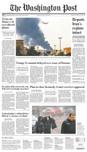 Cover of The Washington Post