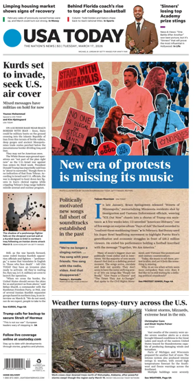 Cover of USA TODAY US Edition