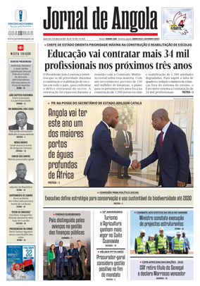 Cover of Jornal de Angola