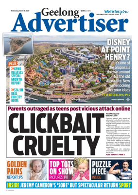 Cover of Geelong Advertiser
