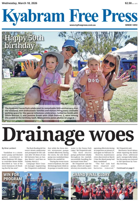 Cover of Kyabram Free Press