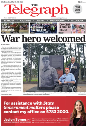 Cover of Seymour Telegraph