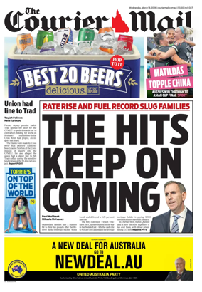 Cover of The Courier-Mail