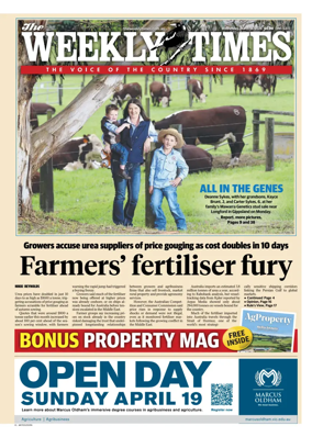 Cover of Weekly Times