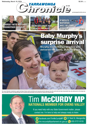 Cover of Yarrawonga Chronicle