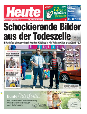 Cover of Heute - Niederosterreich Ausgabe