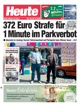 Cover of Heute - Wien Ausgabe