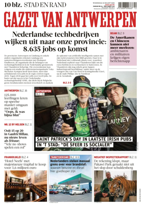 Cover of Gazet van Antwerpen Stad en Rand