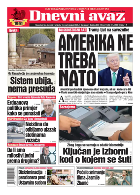 Cover of Dnevni avaz