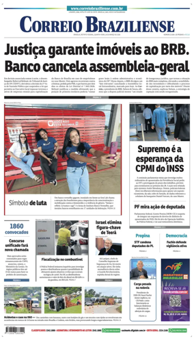 Cover of Correio Braziliense