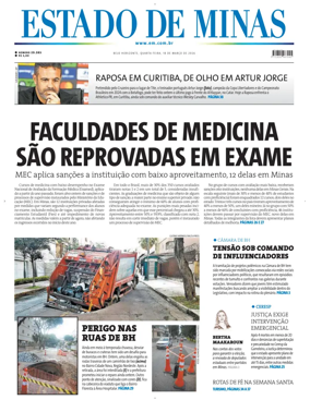 Cover of Estado de Minas (Brazil)