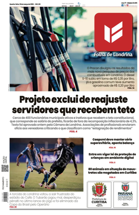 Cover of Folha de Londrina