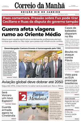 Cover of Jornal Correio da Manha