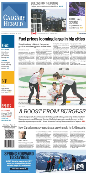 Cover of Calgary Herald