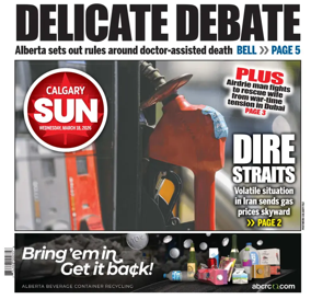 Cover of Calgary Sun