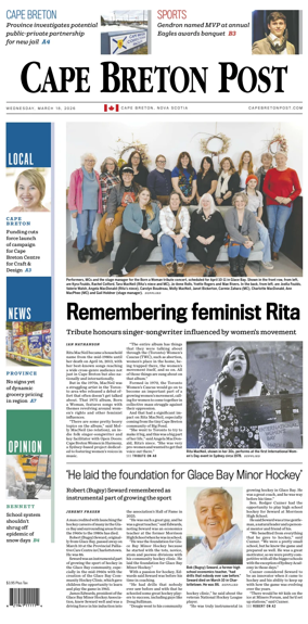 Cover of Cape Breton Post